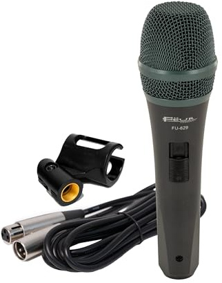 FEUR Professional Microphone Cardioid Dynamic Unidirectional Vocal (FU-629)