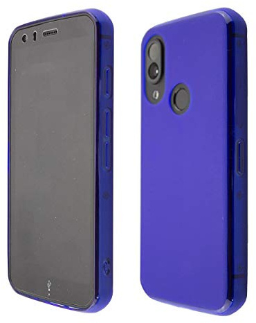 caseroxx Schutzhülle für Cat S62 / S62 Pro in blau – Flexibles TPU-Case aus stoßfestem Gummi, passgenaue Handy-Tasche mit Kantenschutz & rutschfestem Grip