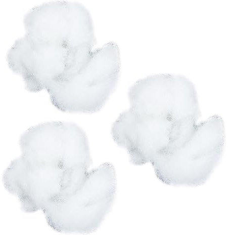 UTHCLO 3taschen Doll Stuffed Cotton Elastische Füllwatte Für Plüschtiere Weiche Langlebige Und Vielseitige Füllung Für Selbstgemachte Kissen Und Puppen