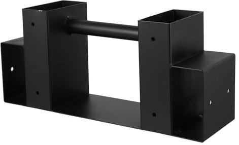 Kisangel Étagère Robuste pour Cheminée à Domicile Pratique et Facile à Ranger Support à Bois de Chauffage en Métal Noir pour Bûches de Chauffage