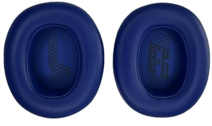 Ersatz Ohrpolster für JBL E65 E65BTNC / Duet NC/Live 650 660 BTNC/Live 650 660 NC Kopfhörer, weicherem Leder (Blau)