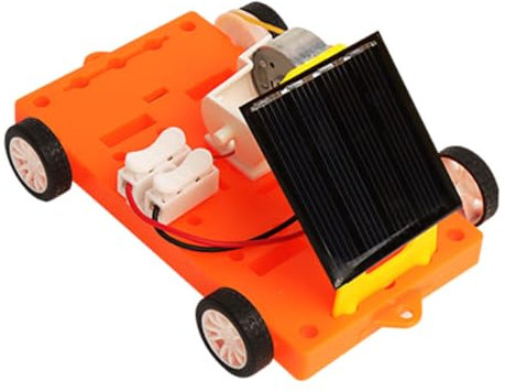 YARNOW Solarauto Bausatz Solarbetriebener Fahrzeugmodellbausatz Metall Kunststoff Wissenschaftliches Lernspielzeug Für Schüler DIY Experiment Spielzeug