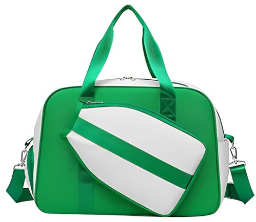 Uhngw Sac De Pickleball pour Femme | Sac À Bandoulière Sportif pour Pickleball avec Compartiment À Chaussures,Grand Sac De Transport pour Équipement De Gym Voyage Loisirs Tournois