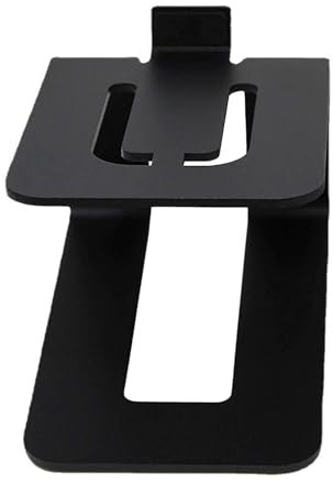 Desktop Speaker Stand, Carbon Steel Desktop Speaker Stand, Black Monitor Stands, Home Entertainment Furniture, Sleek Sound Speaker Riser For Home, Work, Study