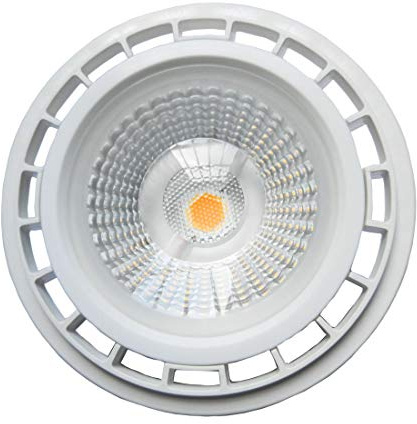 YAKAiYAL 12W AR111 GU10 LED Lampada 220V COB ES111 Spotlight Bianco Caldo 3000K 45 Gradi come ricambio per lampadina alogena 75W (1-Pack, Non Dimmerabile)