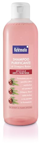Kelémata, Shampoo Purificante al Ginepro Rosso, 250 ml Specifico Anti-Forfora con Azione Seboregolatrice e Purificante, Ideale per Capelli con Forfora, Formula Delicata e Naturale