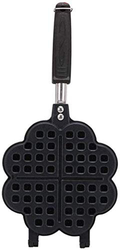 Moule à gaufres en Fonte antiadhésive pour gaufrier, Coeur d'amour Double Face en Forme de cœur pour gaufrier, pour Le ménage, Le Restaurant