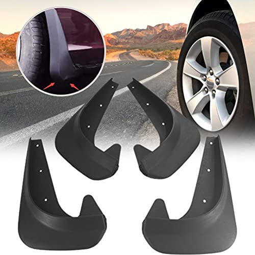 BBABBT 4 Pezzi paraspruzzi universali per Pick-up Auto SUV Furgone Camion paraspruzzi paraspruzzi parafanghi trappole sporche, paraspruzzi Resistenti all'Usura