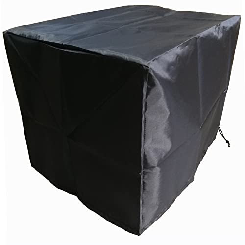 Aniworld Copertura antipolvere per friggitrice ad aria, dimensioni quadrate, accessori per pentole a pressione, tessuto in poliestere, nero