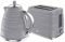 Swan Symphony Kitchen Set, 1.7L Fast Boil Kettle & 2 Slice Toaster, Grey, SK31050GRN, ST31050GRN