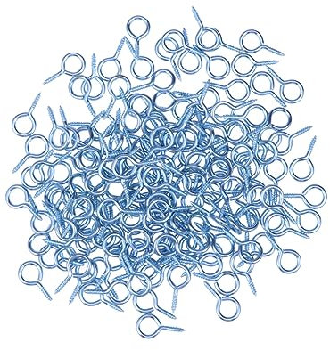 NUOBESTY Schmuckherstellungsschnur 300 Stück Schrauböse Bügelstift Starke Struktur Präzises Design Zubehör-set