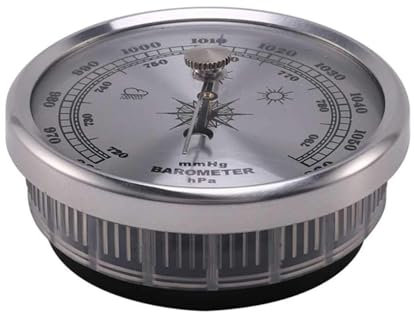 Barometer, Wetterstation analog, Barometer mit Thermometer Hygrometer Wetterstation Luftdruck