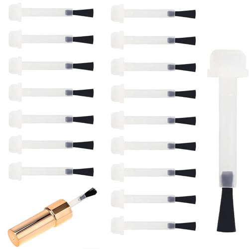 Nail Polish Applicator Brushes, 66Pcs Replacement Nail Bottle Brushes for Gel Polish and Dip Nail Art for Home Salon and Professional Use