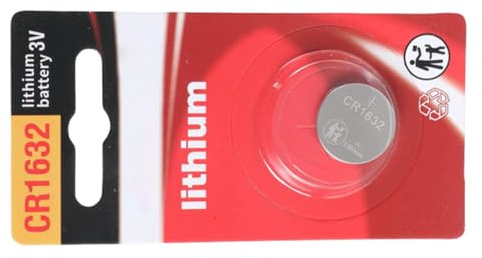 SANRLO Pile bouton CR1632 en métal 3 V au lithium pour jouet, télécommandes, appareils électroniques