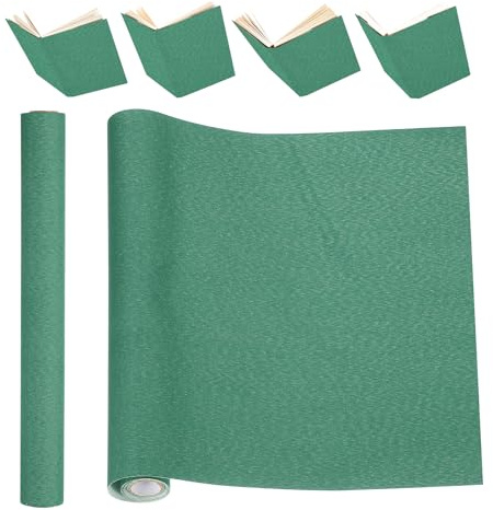 PATIKIL Buchbindetuch, 51 x 11 Zoll Buchtuch für die Reparatur von Bindungen Stoffoberfläche Papierunterlage Buchbindematerialien, Dunkelgrün