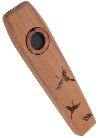 Holz-kazoo Musikalisches Blasinstrument Kazoo-musikinstrument Für Erwachsene Robustes Holz-instrument Einfach Zu Spielen Langlebige Holzkonstruktion