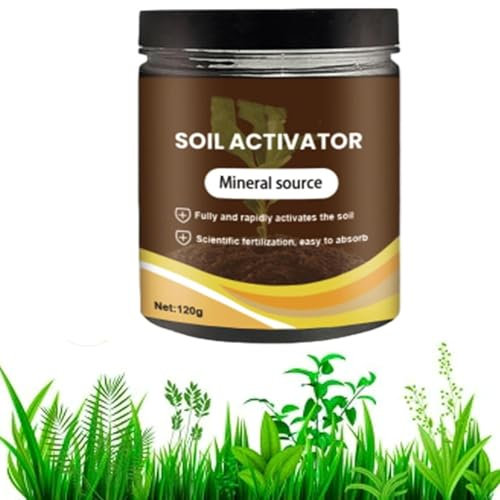 Organic Soil Activator&Plant Fertilizer,Professional Bone Meal Fertilizer,Dirt Health Booster,Faster Root Booster,Liquid Fertilizers for Indoor/Outdoor Plants,Improve Soil Carbon Sequestration (1pcs)