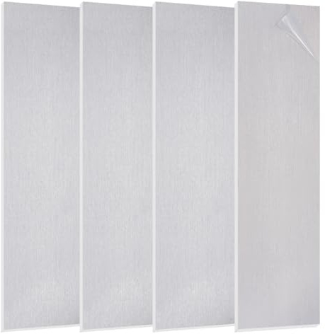 OLYCRAFT Chapa de aluminio 6061 T651, 4 unidades, 30,5 x 7,6 cm, placa de aluminio recubierta con película protectora, 3 mm de grosor, placa rectangular lisa plana para la industria de manualidades y