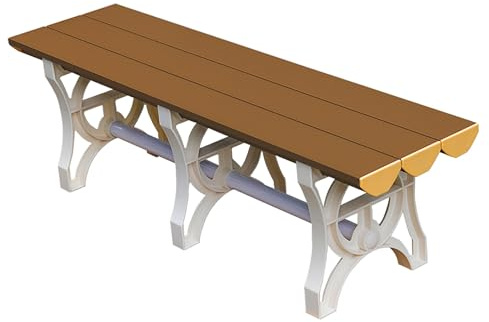 Wasserdichte Freizeitbank aus ABS-Kunststoff, hohe Tragfähigkeit 800 kg für Indoor/Outdoor Gym, Park, Pool Sitzgelegenheiten
