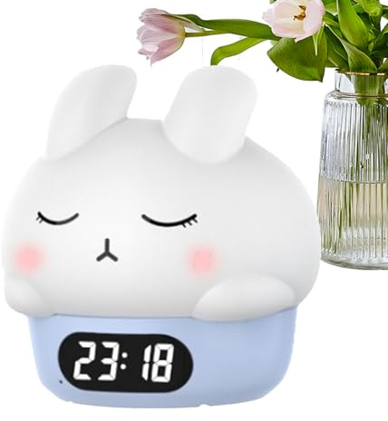 Lampada Up con coniglio divertente - TOUCT CONTROLLE NOTTE LUCE PER LA CAMERA DEI BAMBINI, CINETTO ORCHIO DI ANIMALE SOLLINE, BUNNY ricaricabile con bagliore morbido, camera da letto per bambini