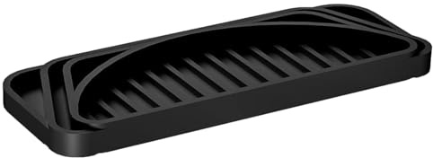 Vassoio Raccogligocce in Silicone per Frigorifero Confezione da 2 - Cattura Gocce Dispenser Acqua | Tappetino Frigo Riutilizzabile | Previene Fuoriuscite e Macchie, Protegge Piani Lavoro, Facile Puliz