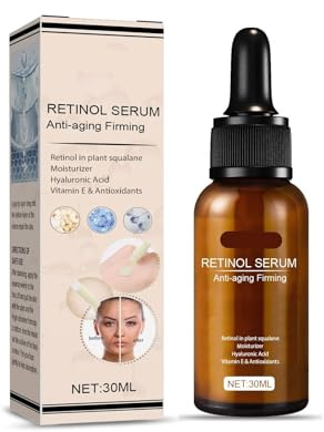 Siero Viso Al Retinolo - Idratante Delicato, Minimizza I Pori, Illumina La Pelle E Antirughe, Stimola Il Collagene, Riduce Le Linee Sottili, Migliora L'elasticità(1PCs)
