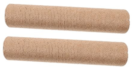 MERRYHAPY Soporte Rascador De Gatos De Sisal Resistente, Repuesto De 30 Cm para Árbol Rascador, Accesorio Vertical para Gatos De Interior Adultos, Reemplazo Fácil para Zonas De Juego