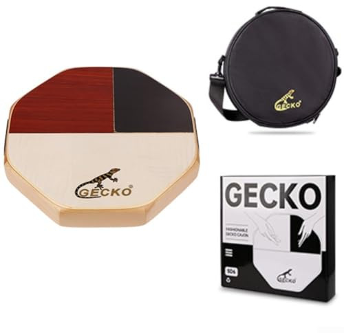 Tragbare Reise-Cajon-Box-Trommel mit Tragetasche, kompaktes Hand-Percussion-Instrument mit Bongo- und Snare-Soundeffekten, leichte Birkenholz-Trommel für Outdoor-Spielen