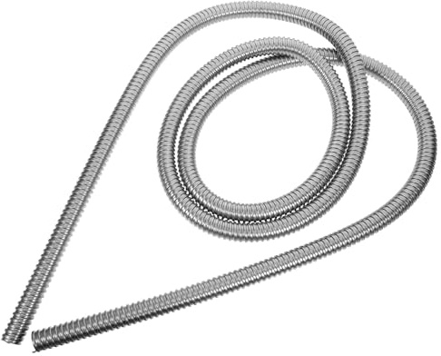 jojofuny Manicotto Tubolare a in Acciaio Inox 304 da 20Mm Tubo Flessibile per Gestione Cavi e Protezione Filo Guaina Protettiva da 3 Metri per Organizzazione Cavi Domestici e Industriali