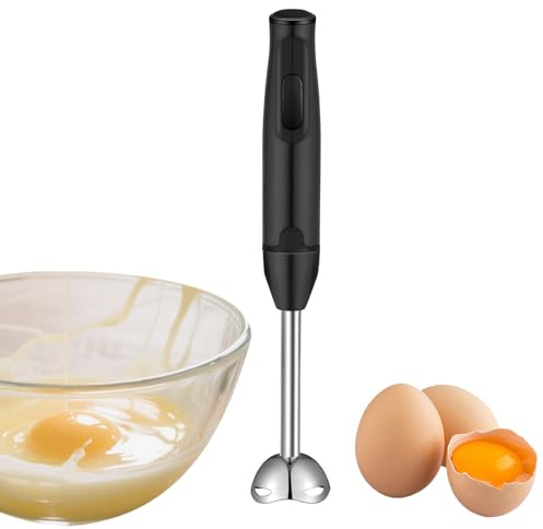 Mixeur Plongeant Électrique | Bâtonnet d'Immersion 400 Watts | Bâtonnet Mélangeur à Main,Pour Les Boissons Le Café Le Lait La Cuisine La Soupe Les Aliments La Purée La Pâtisserie La Cuisson