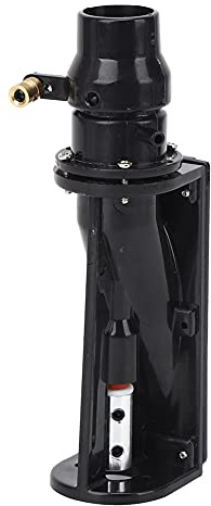 POENVFPO RC Water Jet Pump, 6 12V Boat Spray Thruster for 30 50cm RC Boats, with Good Mobility Easy to Install, Lightweight Modeling for Brush and Brushless Motors (Black)