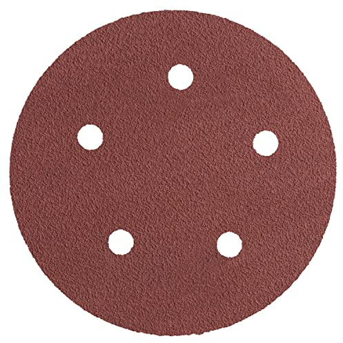 3 M 785743 80 + CUBITRON II Hookit 947 A Fabric Disc with 5 holes 125 mm (Pack of 25)