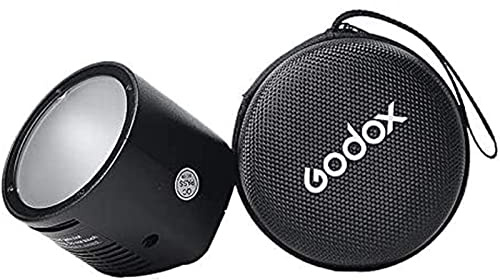 Godox H200R Round Flash Head Compatible for Godox AD200 Pro II AD200 Pro AD200 Pocket Flash, 200ws，Light and Portable