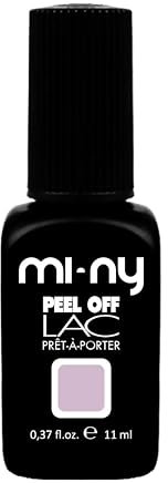 MI-NY Smalto Semipermanente Peel Off rosa - Mellowrose - Gel senza Base e Top Coat, Rimozione con Acqua Calda, Formula Vegan Friendly, Durata Fino 15 Giorni, Manicure Rapida in 5 minuti