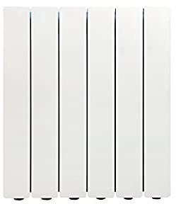 Fondital V693AM03406 Radiatore in alluminio pressofuso Blitz Super B4, 500 mm, 6 elementi, bianco