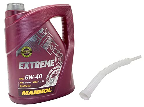 Motoröl Motor Öl MANNOL Extreme 5W-40 API SN/CH-4 5 Liter mit Ausgießer
