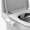 EBIDET AQUAGENIUS – Bidé accesorio para inodoro, no eléctrico, doble boquilla retráctil, limpieza delantera y trasera, presión ajustable agua fría, alta calidad y durabilidad, fácil instalación