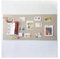 rokeblau Tableau d'affichage décoratif en feutre 60 x 40 cm, 0,9 cm d'épaisseur, pliable, avec ruban adhésif, tableau visuel pour école, maison, cuisine, bureau - Camel foncé