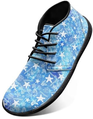 Jeiento Chaussures pieds nus Sea Starfish pour homme, chaussures pieds nus pour homme, chaussures de randonnée pieds nus pour hommes, chaussures larges à bout pointu US 13,5, Étoile de mer, 43 EU