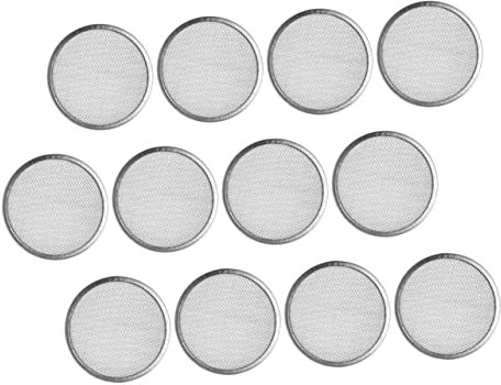 Ciieeo 12pcs Stainless Steel Sprouting Jar Lids Straw Mesh Sprout Lid for Mason Jar Seed Sprouter