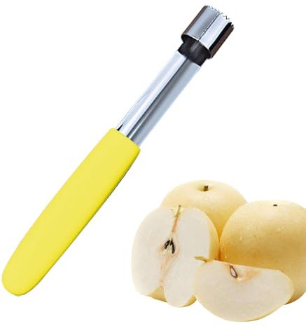 Herramienta de cocina para descorazonar manzanas, descorazonadores de acero inoxidable para frutas de pera-Herramienta Corer precisa y eficiente - Descorazonadores de acero inoxidable para ver