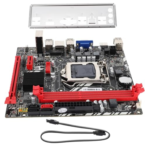 Holibanna Scheda Madre Per Computer 1155 Dual Ddr3 Scheda Madre Atx Accessorio Per Pc Desktop Buone Dissipazione Calore E Supporto A 16 Gb Memoria