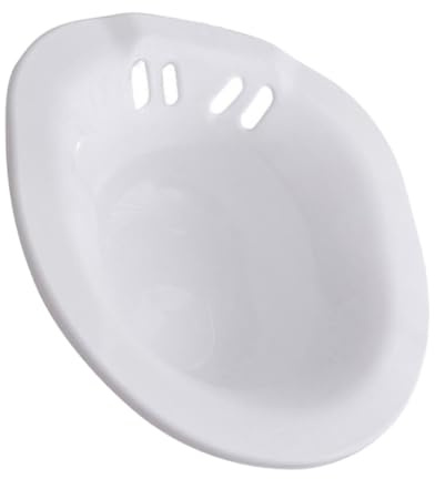 Beatifufu Sitzbad für Toilettensitz aus Kunststoff Einfach zu Reinigen Passend für Toiletten für Schwangere und Postoperative Pflege