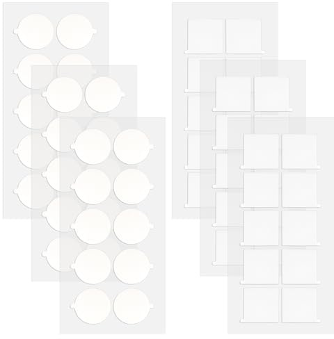 Apojgitn 60PCS Tablecloth Holder, Transparent Table Cloth Clips Sticker for Outdoor Picnic Tables Double Sided Adhesive Stickers for Birthday Party Decorating, Office and Classroom