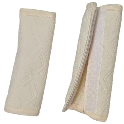 Protector de correa de hombro transpirable para cochecito de bebé, almohadilla de protección para cinturón de seguridad, cómodo cojín de correa de fácil instalación, cojines de hombro para cochecitos