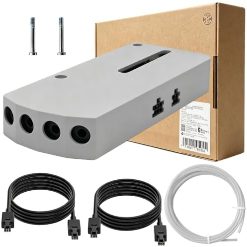 Bamboo Lab AMS Hub Connexion pour imprimantes Bambu P1/X1 Series Unité AMS Multi-AMS 16 canaux PTFE Feed Buffer Pièces de rechange pour imprimante 3D Bambus X1C/P1S