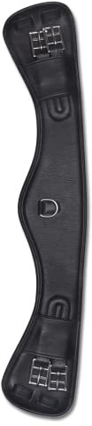 WALDHAUSEN Lederkurzgurt Contour, 40 cm, schwarz