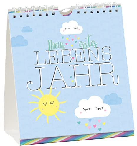 United Labels LITTLE ONES Meilensteine Aufsteller - Mein erstes Lebensjahr 12 aufstellbare Postkarten
