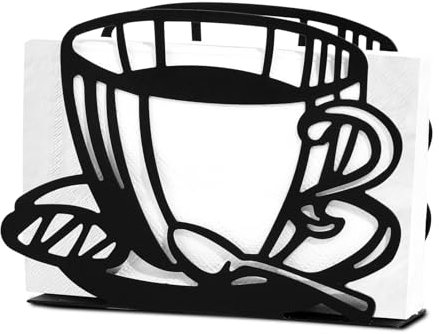 Serviettenhalter Metall Serviettenständer Tischserviettenhalter Servietten Halter Kaffee Serviettenspender für Küche Restaurant Tisch Heim