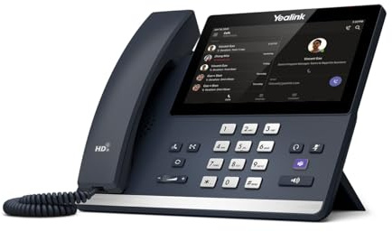Yealink MP56 E2 Teams IP-Telefon – 7 Touchscreen, Android 13, HD-Audio, Bluetooth 5.2, Dualband WLAN, dedizierte Teams-Taste, PoE-Unterstützung